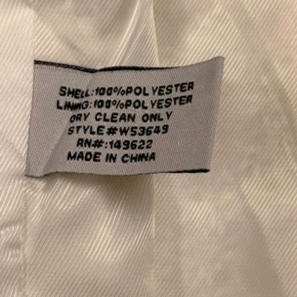 Walter Baker Aria Tweed Preppy Crop Top White Gold Fringe Button Tank NWT M - Picture 11 of 12